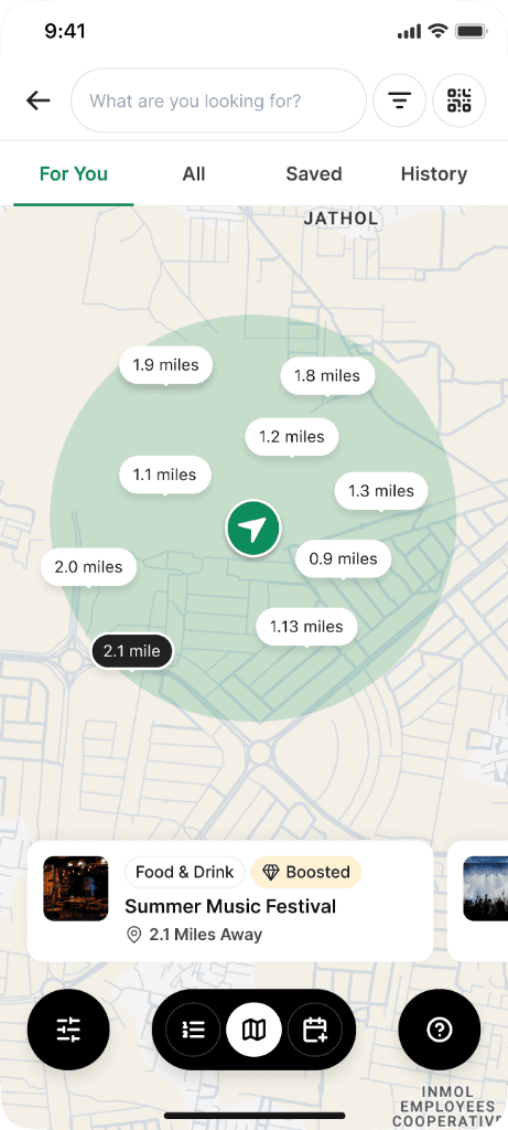 Hitchhyke — Explore map