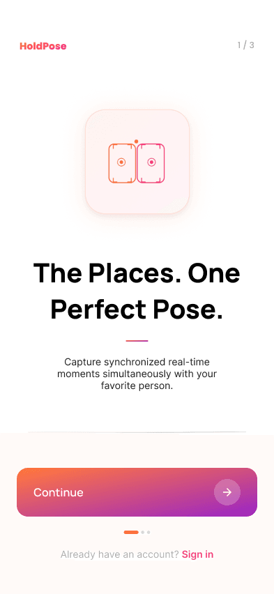 HoldPose — Onboarding