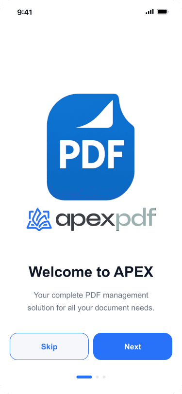 Apex — Onboarding